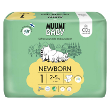 MUUMI Baby 1 Newborn 2-5 kg (25 db), öko pelenkák pelenka