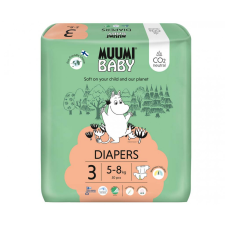 MUUMI Baby 3 Midi 5-8 kg (50 db), öko pelenkák pelenka