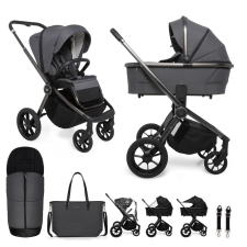 MUUVO Kočík kombinovaný Quick SE 2 Diamond graphite set 2v1 babakocsi