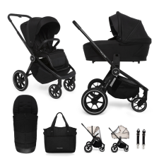 MUUVO Quick 4.0 2in1 Kombinált babakocsi szett, Classic black (INGYENES SZÁLLÍTÁS!) babakocsi