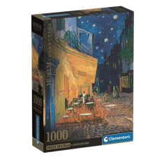 Művészet A Kávézó terasza este Van Gogh 1000 db-os Compact puzzle Clementoni puzzle, kirakós