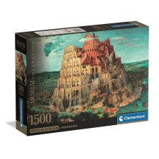  Művészet Babel Tower 1500 db-os Compact puzzle Clementoni puzzle, kirakós