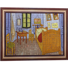 Művészi puzzle keretben: Hálószoba Arlesban 500 darab puzzle, kirakós