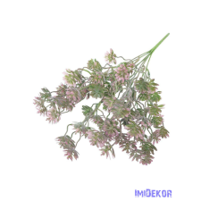  Műzöld díszítő csokor 37cm 3112 - Lila dekorációs kellék