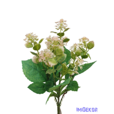  Műzöld művirágos díszítő bokor - Halvány Rózsaszín dekorációs kellék
