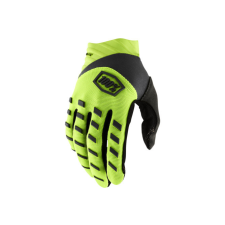 MX kesztyű 100% Airmatic neon sárga/fekete L motoros kesztyű