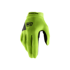 MX Női Kesztyű 100% Ridecamp neon sárga/fekete L motoros kesztyű