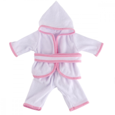 My Baby &amp; Me Játékbaba ruha 40-45cm - Fehér, rózsaszín kapucnis játékbaba felszerelés