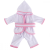 My Baby & Me Játékbaba ruha 40-45cm - Fehér, rózsaszín kapucnis