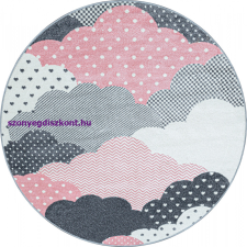 My carpet company kft BAMBI 820 PINK 120 x 120 -kör szőnyeg lakástextília