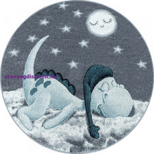 My carpet company kft BAMBI 840 BLUE 120 x 120 -kör szőnyeg lakástextília