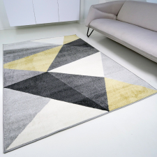 My carpet company kft Berlin F8001 sárga-szürke 80x150cm- modern szőnyeg lakástextília