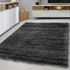 My carpet company kft EGYSZÍNŰ SHAGGY SZŐNYEG, CAREN 5121 antracit 60x110cm lakástextília