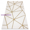 My carpet company kft EMERALD szőnyeg 1013 glamour, elegáns geometriai krém / arany 240x330 cm