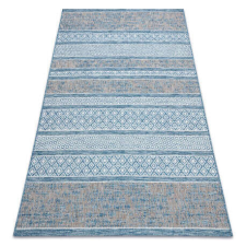 My carpet company kft Fonott sizal szőnyeg LOFT 21118 boho elefántcsont/ezüst/kék 60x110 cm lakástextília