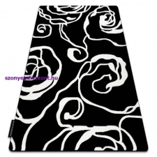 My carpet company kft HAMPTON szőnyeg Rosa rózsa, virágok fekete 200x290 cm lakástextília