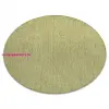 My carpet company kft Kab. Fonott sizal szőnyeg SION kör A5165A Melange lapos szövött zöld kerék 120 cm