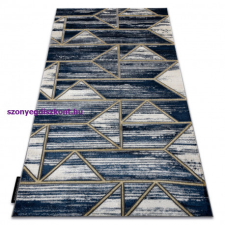 My carpet company kft Modern DE LUXE 462 Geometriai - sötétkék / arany 240x340 cm lakástextília