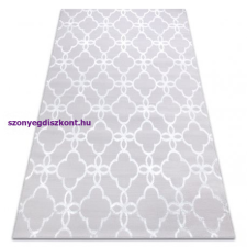My carpet company kft Modern MEFE szőnyeg 8504 Virágok - szürke / fehér 160x220 cm lakástextília