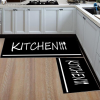 My carpet company kft MY. SIL Konyhai szőnyeg 2 részes szett 38x58cm+38x117cm-fekete kitchen