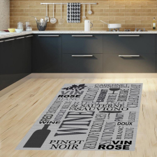 My carpet company kft MY. SIL Konyhai szőnyeg 77x197cm-wine szürke lakástextília