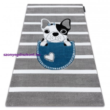 My carpet company kft PETIT szőnyeg BULDOG szürke 180x270 cm lakástextília