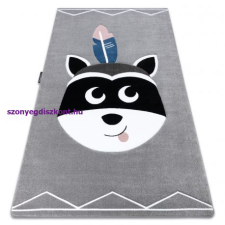 My carpet company kft PETIT szőnyeg RACCOON MUKKI MOSÓMEDVE szürke 140x190 cm lakástextília