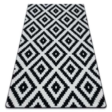 My carpet company kft Sketch szőnyeg - F998 krém/fekete- Négyzetek Ruta 120x170 cm lakástextília