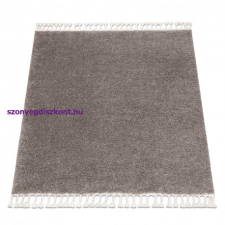 My carpet company kft Szőnyeg BERBER 9000 square barna Rojt shaggy 160x160 cm lakástextília