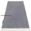 My carpet company kft Szőnyeg BERBER 9000 világos szürke Rojt shaggy 140x190 cm