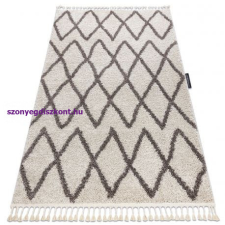My carpet company kft Szőnyeg BERBER BENI krém Rojt shaggy 80x150 cm lakástextília