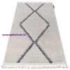 My carpet company kft Szőnyeg Berber meknes B5910 krém / szürke Rojt shaggy 140x190 cm
