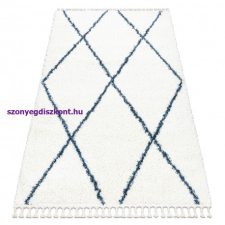 My carpet company kft Szőnyeg BERBER UNION 3683 krém / Rojt shaggy 140x190 cm lakástextília