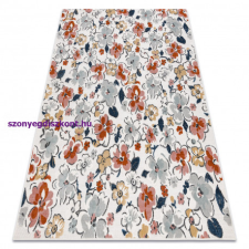 My carpet company kft Szőnyeg BOTANIC 65239 Virágok, lapos szőtt - ekrü 78x150 cm lakástextília
