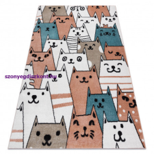My carpet company kft Szőnyeg FUN Gatti gyerekeknek, macskák, rózsaszín 160x220 cm lakástextília