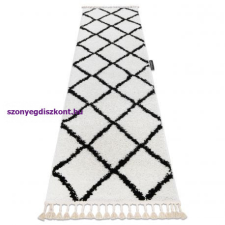 My carpet company kft Szőnyeg, futószőnyeg BERBER CROSS fehér -70x250 cm lakástextília