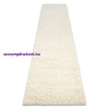 My carpet company kft Szőnyeg, futószőnyeg SOFFI shaggy 2cm krém -60x300 cm