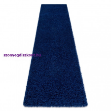 My carpet company kft Szőnyeg, futószőnyeg SOFFI shaggy 2cm sötétkék -70x200 cm lakástextília