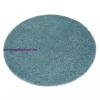 My carpet company kft Szőnyeg SOFFI kör shaggy 2cm kék kör 80 cm