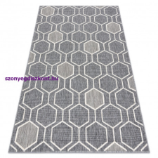 My carpet company kft Szőnyeg SPRING 20404332 Hatszög szizál, hurkolt - szürke 120x170 cm lakástextília