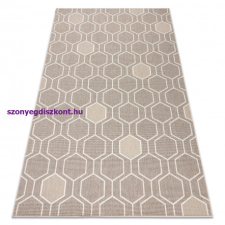 My carpet company kft Szőnyeg SPRING 20404558 Hatszög szizál, hurkolt - bézs 140x200 cm lakástextília
