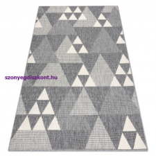 My carpet company kft Szőnyeg SPRING 20409332 háromszögek szizál, hurkolt - szürke 200x290 cm lakástextília