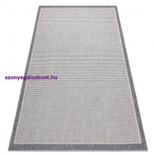 My carpet company kft Szőnyeg SPRING 20411332 vonalak, szizál, hurkolt - szürke 200x290 cm lakástextília