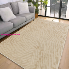 My carpet Den. Deluxy design Bézs Puha Szőnyeg 120x170cm-hátul gumis lakástextília