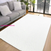 My carpet Den. Deluxy design fehér Puha Szőnyeg 200x290cm-hátul gumis