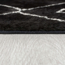 My carpet Fl. Imran Fur Berber Fekete/Ivory 160X230 Szőnyeg lakástextília