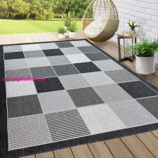 My carpet Kabul Sizal szőnyeg Szürke kockás 160x230cm szőnyeg lakástextília