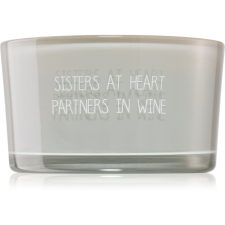 My Flame Candle With Crystal Sisters At Heart, Partners In Wine illatgyertya 11x6 cm gyertya