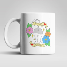  My gift to you cicás fehér bögre bögrék, csészék