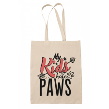 My kids have paws - Vászontáska kézitáska és bőrönd